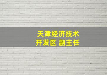 天津经济技术开发区 副主任